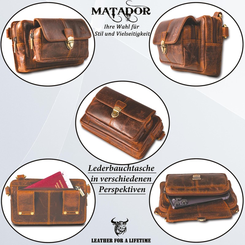 MATADOR (3 in 1 bag) "Cairo" 3119, brown, Unique