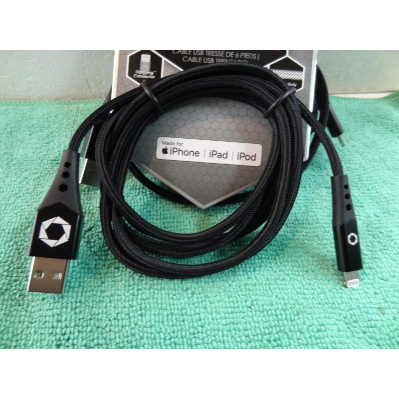 Celltronix 2X Celltronix Titanium 6ft Tangle Free Heavy Duty USB