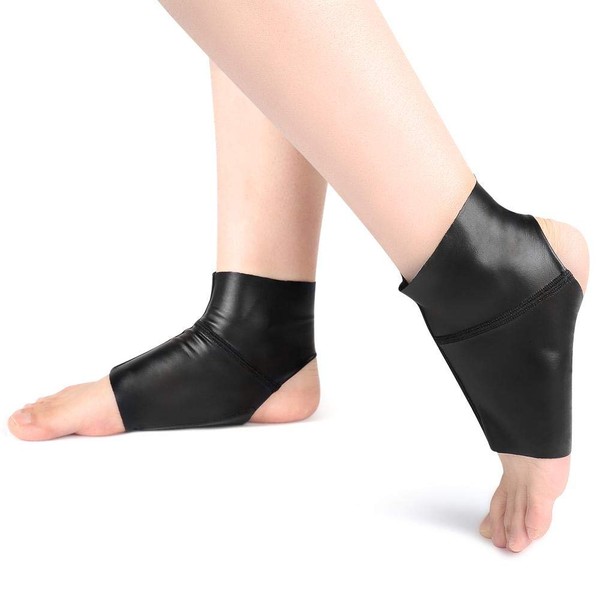 Ankle Protector,Arch Support Brace with Ankle Protector, Compression Socks Cloth with Gel Inserts, Orthotic Insole Cushion, Plantar Fasciitis, Heel, Ankle or Arch Pain Relief 1 Pair