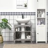 LJLB Space-Saving Pedestal Sink Storage Cabinet for Bathroom, Under Sink