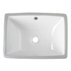 DeerValley DV-1U306 Ursa Undermount Bathroom Sink, 18'' x 13'' Vessel
