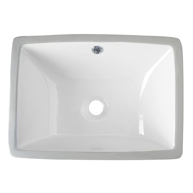 DeerValley DV-1U306 Ursa Undermount Bathroom Sink, 18'' x 13'' Vessel