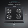 Rack Mount Fan 1U Network 19”Racks with Digital Display Screen