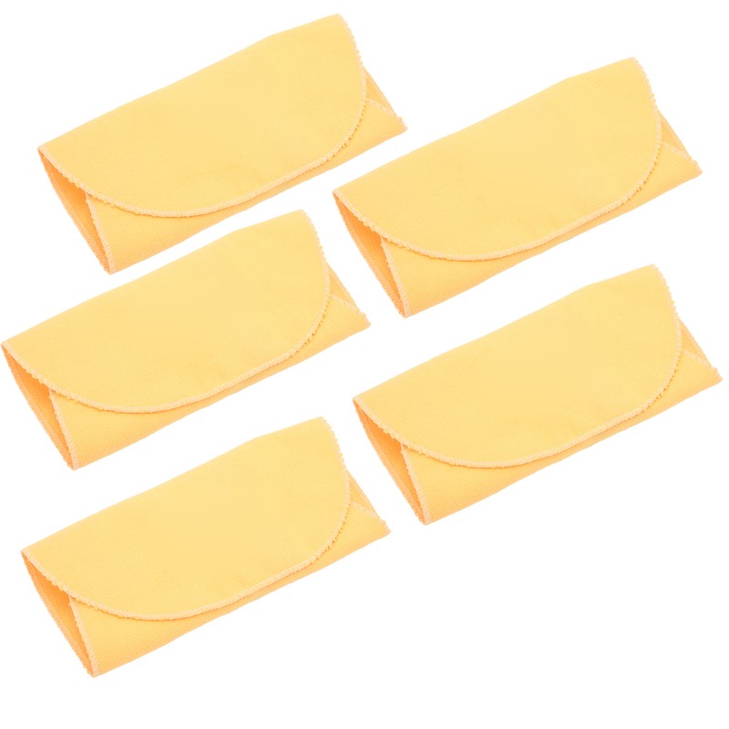 5Pcs Cleaning Cloth Swab Good Water Absorption Washable Repeated Use