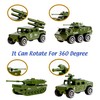 Nunki Toy Die-cast Metal Military Vehicles Playset,6 Pack Assorted Army