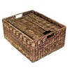 BIRDROCK HOME Abaca Nesting Baskets Set of 3 - Handwoven