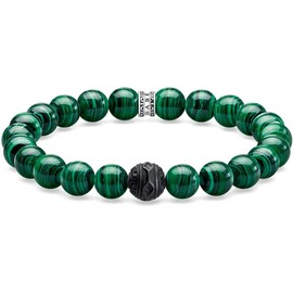 THOMAS SABO bracelet Black Cat green 925 sterling silver A1778-530-6-L19