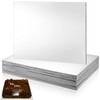 Jingmore 12 Pcs Half Sheet Rectangle Cake Drum Board Greaseproof