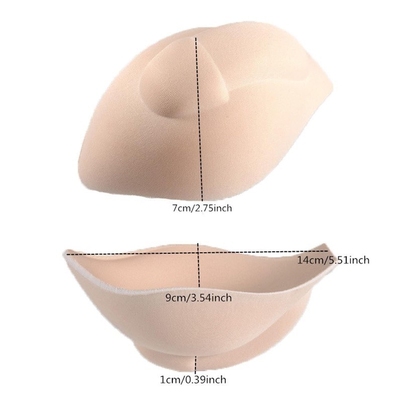 FakeFace Men's Swimwear Inner Crotch Pad Set of 3 Men's,