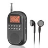 UMUTOO Portable Radio AM FM with Bluetooth, Pocket Radio Rechargeable