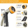 FANHAO Metal Garden Hose Nozzle Heavy Duty, Rear Trigger Water
