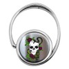 Miss Kha Purse Hook Chrome Skull