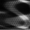 V2 - Envoltura hexagonal de vinilo negro carbono para coche