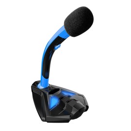 Kisangel Professional Gaming Microphone with Calibrated Sound Multifunctional Computer Recording Studio Microphone Black