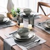 GBHOME Ceramic Dinnerware Sets for 4, 12 Pieces Stoneware Plates