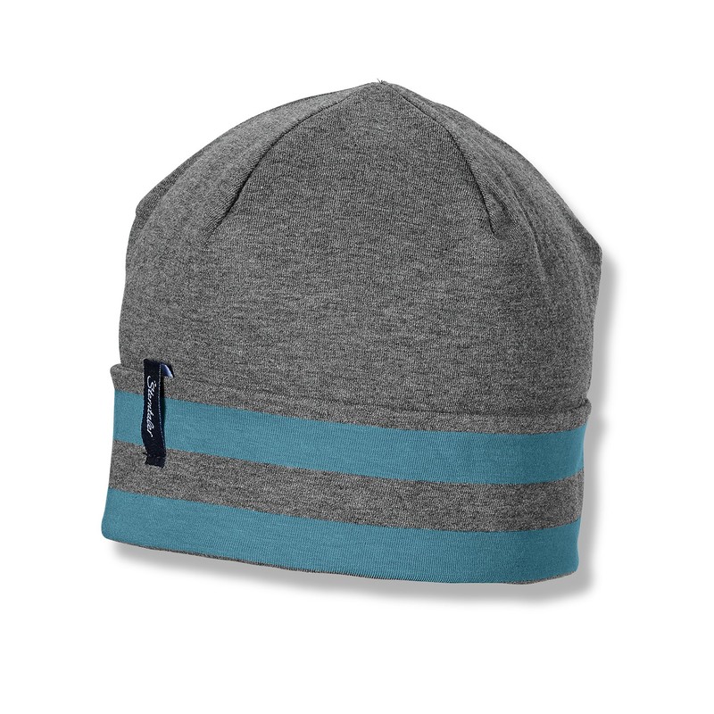 Sterntaler Boys Reversible Slouch Beanie Hat, Green (Jade 415)