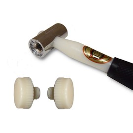 Thor 712 Nylon Faced Window Glazing Hammer/Mallet - with Hard White Heads