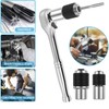HOTQ Tap Wrench Tap Socket Set Socket Holder Adjustable Tap