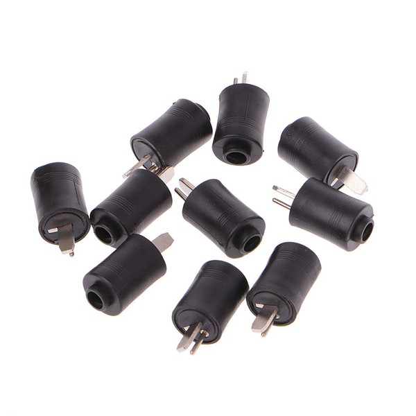 DNTGVUP 10pcs 2 Pin DIN Speaker Plug HiFi Speaker Solder