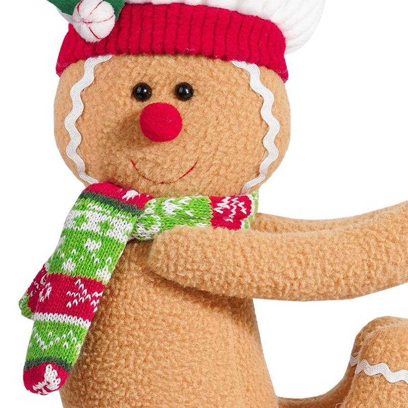 Perfeclan Gingerbread Tree Topper Gingerbread Decoration Christmas Cute Birthday Gift