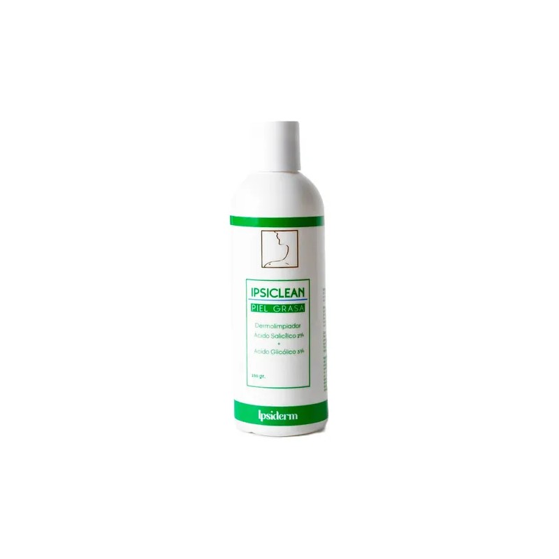 Ipsiderm Gel Dermolimpiador Piel Grasa Sin Parabenos 230ml