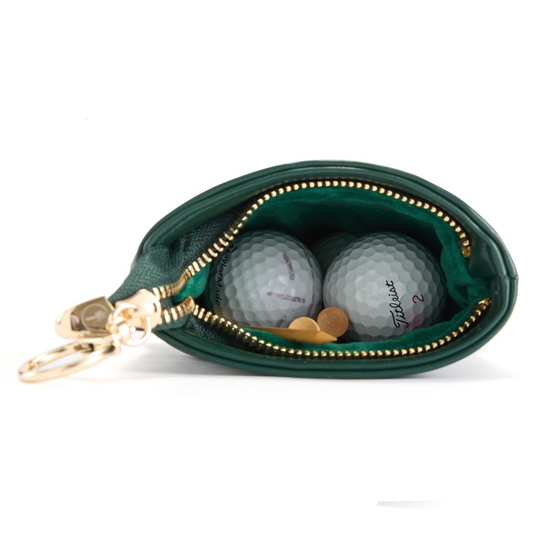 PINKTEE Golf Valuables Pouch Funny Golf Accessories Bag with Zipper