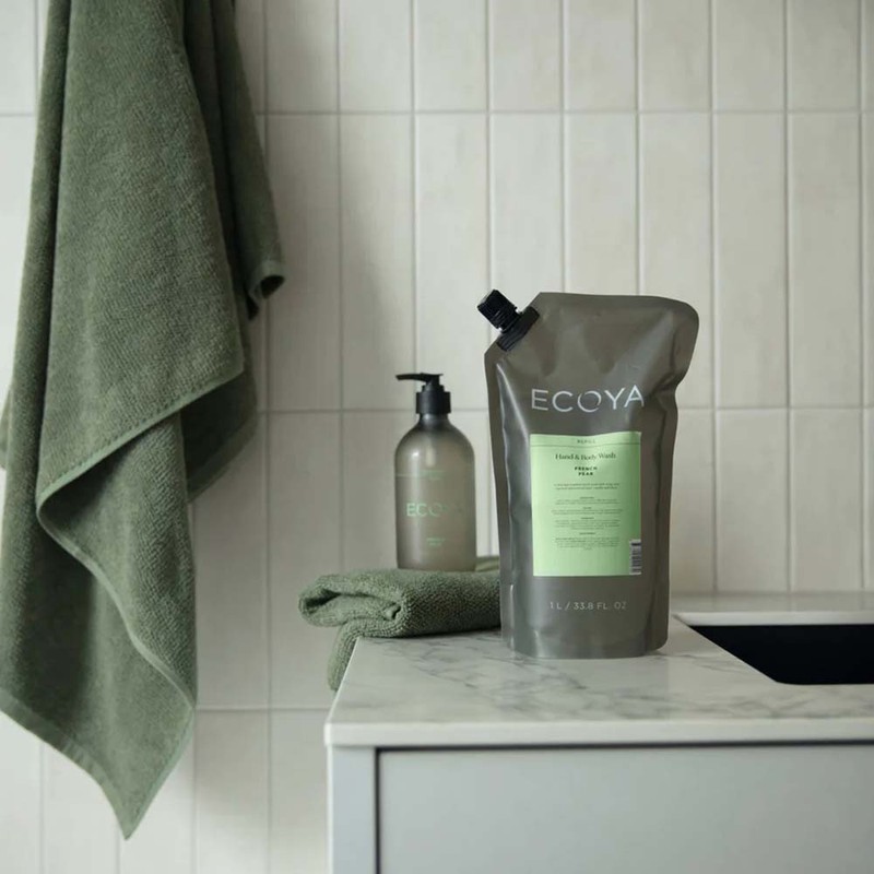 Ecoya-French Pear Hand & Body Wash Refill 1L