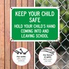 Keep Your Child Safe Hold Your Child's Hand Coming Into