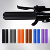 Silicone Bike Grips 130mm with Bar End Plugs – Soft