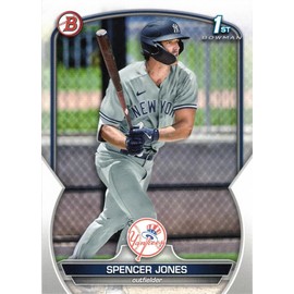2023 Bowman Prospects Baseball #BP-139 Spencer Jones Pre-Rookie Card - 1st Bowman Card