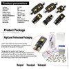 ZIYO 15 Bulbs Deluxe White Interior LED Light Kit For