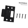 DOITOOL 4pcs Stainless Steel Door Latch Plates T-Shape Plates for