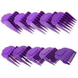 New Magnetic Clipper Guards Guide Comb for Andis Master, Fits Series MBA MC-2 ML PM-1 PM-4 PM-5-10 Pieces, Purple