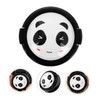 LALAFINA 2pcs Center Pinch Lens Cap Cover with Adorable Panda