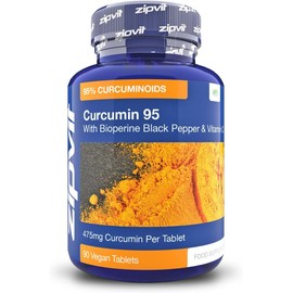Curcumin 95 with Bioperine® | High-Potency Turmeric Extract (95% Curcuminoids) | 90 Vegan Tablets | Enhanced Absorption & Joint Support | 3-Month Supply