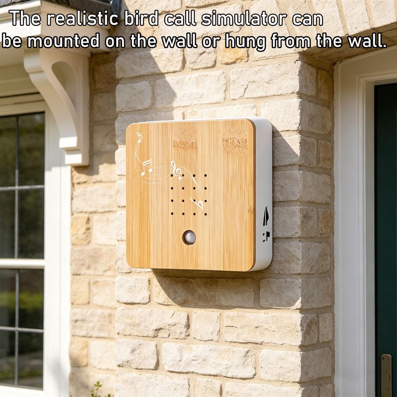 Bird Chirping Soundbox, Bird Singing Speaker with Motion Sensor