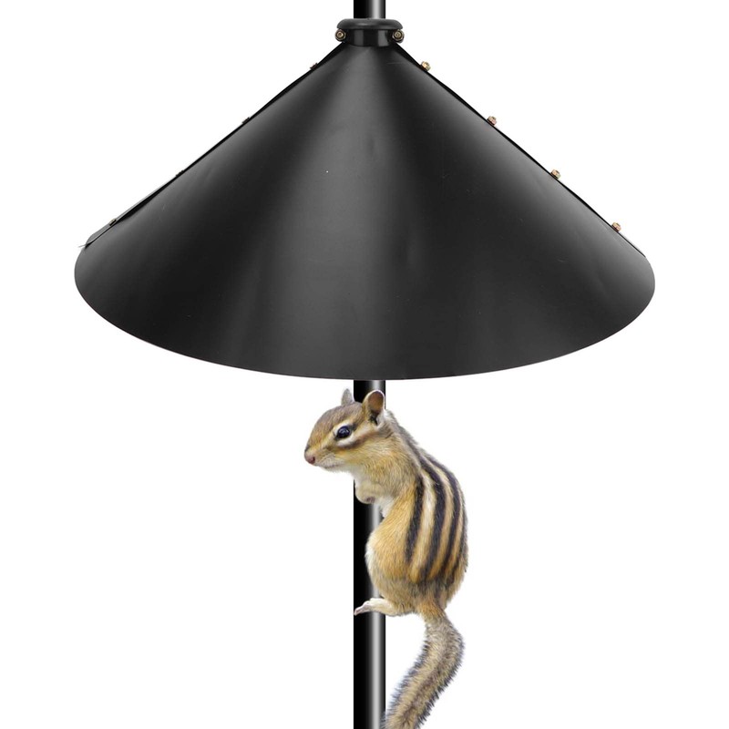 Squirrel Baffle for Bird Feeder Pole, 15.7 Inch Squirrel Proof