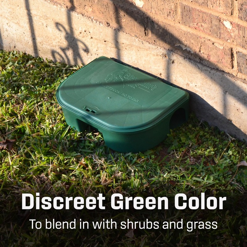 Exterminators Choice Large Rat Bait Station Box with 1 Key