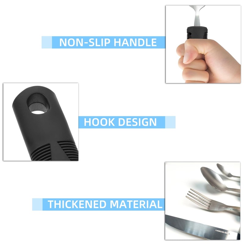 Disability Aids Easy Grip Cutlery Set of 4 – Extra