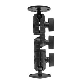 ARKON Mounts Circular Mounting Pattern with Diamond-Shaped Drill Base Mount | AMPS Compatible | Drill-Base for Small Spaces | Durable and Reliable for Flat Surfaces