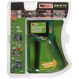 Molly Multi Metal Pistol Grip Fixing Tool Kit - Pack of 31