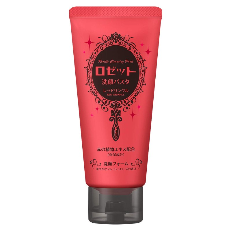 Rosette Face Wash Pasta, Red Wrinkle, 4.2 oz (120 g)