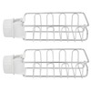2Pcs Faucet Storage Rack Stainless Steel Sink Caddy Organizer Soap