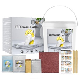 Hand Casting Kit Couples - Holding Hands 3D Keepsake Craft Kit - Gifts for Her - Plaster Hand Mold Casting Kit - Couples Gifts - 3D Hand Model Adult Keepsakes, Art Deco Sculpture