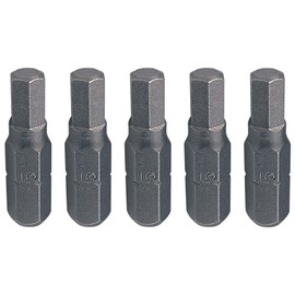 KS Tools 1/4 Inch Classic Bit Hexagon Socket, 25 mm, 6 mm, Pack of 5