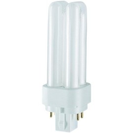 18W PLDE (4-pin) G24Q-2 Base Fluorescent Lightbulb - White