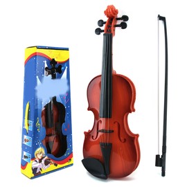 Simulation Violin Musical Toy Bow Beginner Kids Instrument Practice Birthday Gift for Boys Girls