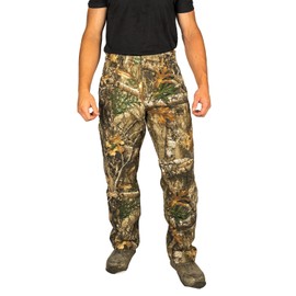 HOT SHOT Men’s Flannel Lined Camo Hunting Pants – Camouflage Outdoor Pants for Men