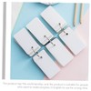 STOBOK 8pcs Binding Ring Flash Cards Memo Cards Portable Notebook