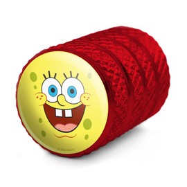 GRAPHICS & MORE Spongebob Goofy Smile Face Tire Rim Wheel Aluminum Valve Stem Caps